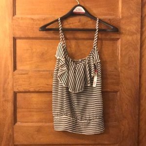 Black and White Sheer Camisole NWT